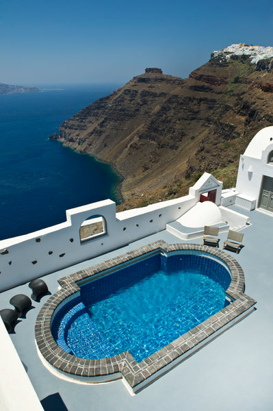 The Thira appartment consists of the below two suites:<br />*The first suite has Greece THIRA  Luxury appartment Private room in dome vacation rental 42708205