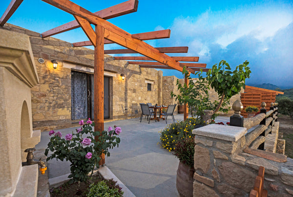 This cretan house is over 100 years old and is offered to you to live the real c  Petrakis Cretan Homes Panoramic view 