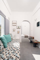 A cosy modern room with the traditional island style that suits the gorgeous isl Greece Blue White Suites "Superior Suite with Cool Tub" Entire condo vacation rental 44000544