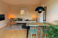 This beautiful and clean space is made for you enjoying the city, while feeling  Copenhagen, Denmark Cosy & Stylish Inner city apartment - 2 balconies Entire loft vacation rental 51955918