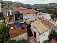 The composition of the property consists of a kitchen, 2x bedrooms , a bathroom,  Villa Charaso Giorgio by Estia Entire villa vacation rental 560721998133392027