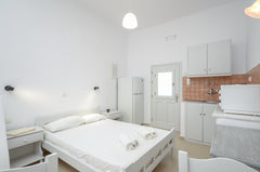 Elma Light is a beautiful studio, decorated in bright colours and it is ideal fo  Elma Light Studio in Mikri Vigla Entire rental unit vacation rental 35712147