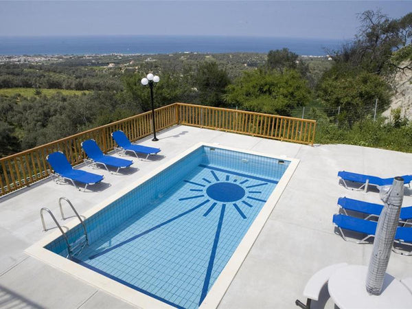 This villa is part of a group of three villas built on a steep hillside aside th  Holiday house for 8 persons, with swimming pool Entire villa vacation rental 45804935