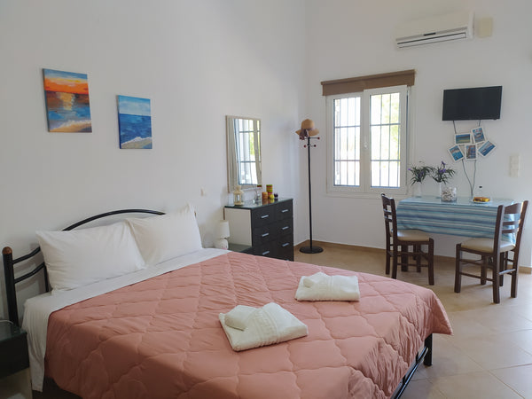 Beautiful ground floor apartment only 50 meters until the beach. It is located 3  Roula's apartment! Entire rental unit vacation rental 689871720007563144
