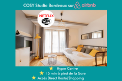 Studio de 21m2 en rez-de-chaussée entièrement rénové au calme dans petit immeubl Cenon, France COSY Studio Bordeaux CENTRE Entire rental unit vacation rental 19268449