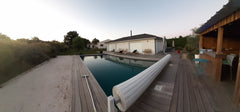 Ce logement familial est à moins de 200m de tous les commerces et transports et  Bordeaux, France Maison moderne avec grande piscine Entire home vacation rental 612965364267039546