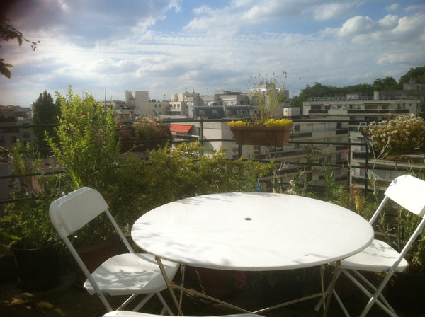 Atypical, panoramic, bright, loft on the top floor with ascensor,  terrace, very Paris, France Roof Top 50 m2 Buttes Chaumont-Belleville Entire rental unit vacation rental 5056099