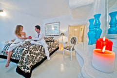 The cave suite is modern and elegant with the design that combines traditional a Imerovigli, Greece Cave suite with private terrace and hot tub Entire bed and breakfast vacation rental 12843739