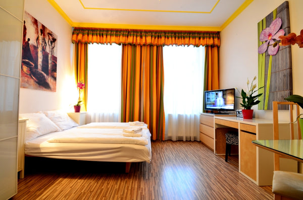 Just a couple of steps away from the Danube and just a 4-minute Subway-trip away Vienna, Austria 1 Bedroom Apartment near Metro U2 Messe Entire rental unit vacation rental 21148265