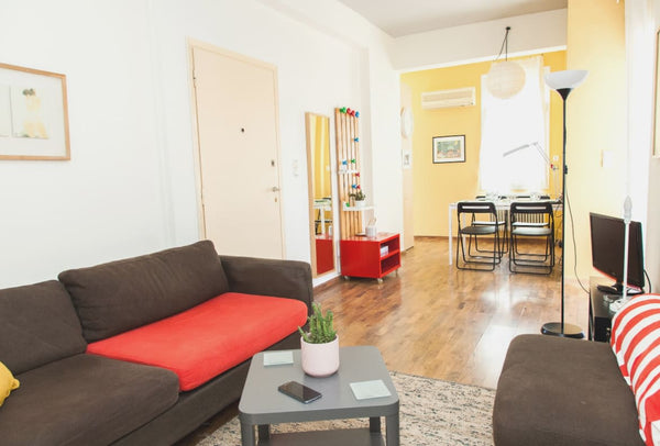 The heart of ancient Athens is at your doorstep! This colorful, modern, and ligh GB Bright  apt. with lovely view in Lycabettus! Entire rental unit vacation rental 53426532