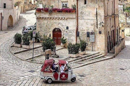 Panoramic Private Tour in Ape Calessino in the Sassi of Matera  Private Tours and Travel Guide Europe Rome CITY Matera Destination Tour