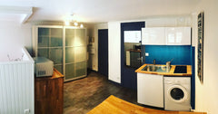 Studio de 32m2, tout équipé. Décoration épurée. Bien situé dans les pentes de la Bron, France Studio cocooning à Croix-Rousse Entire rental unit vacation rental 40213250