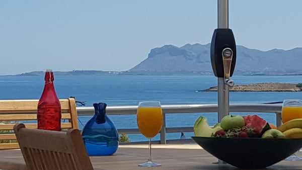 Vacations in Crete? Spoil yourselves with a luxurious villa with a large seaview  Seaview Villa Patroklos, pool-1 min walk to beach! Entire villa vacation rental 19461532
