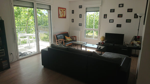 A 15 minutes du centre ville en tram ou à vélo, vous bénéficiez d'un cadre agréa Bordeaux, France A 200m de bdx lac plage, 15min du centre en tram. Entire condo vacation rental 43818593