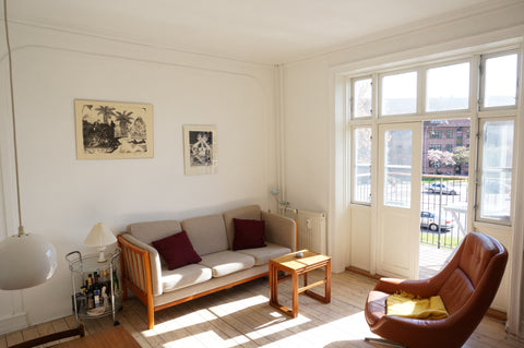 1 bedroom. 1 double bed.  Nice living room and dining room + kitchen (no televis Copenhagen, Denmark Lovely and homely apt. near the city Entire rental unit vacation rental 2247828