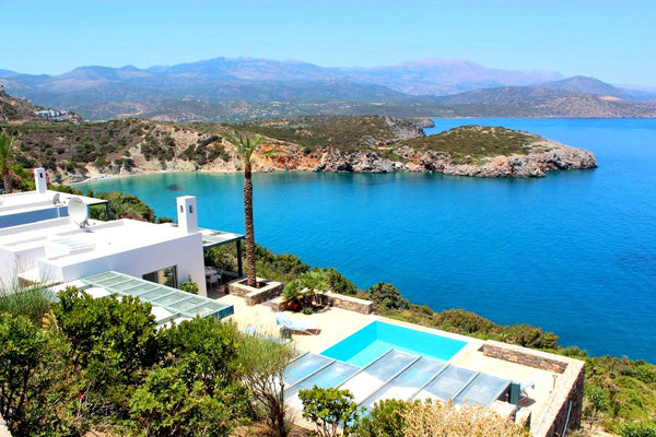 Within a gated community of luxury stunningly attractive villas, Blue Breeze is  Greece Seafront Villa Blue Breeze, Crete, Mirabello Bay Entire villa vacation rental 51796219