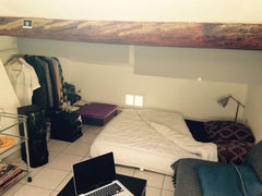 Appartement sous les toits poutre apparente - 4ème étage sans ascenseur - Lit 2  Saint-Étienne, France Appartement 25m2 (2pers) Lyon 7ème (centre ville) Private room in rental unit vacation rental 9356489