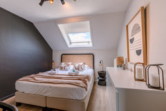 Welcome to this spacious and charming 2-bedroom duplex-apartment that is uniquel  Modern duplex apartment in the heart of Ghent Entire rental unit vacation rental 665745866000785189