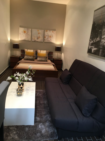 Studio rez de chaussée , sur cour , haut plafond, très bien situé, calme , proch Paris, France Studio sur cour plein centre calme ideal a paris Entire rental unit vacation rental 19195546