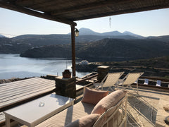 Kavos is a familiar beachfront property with a pool, a snack bar & a yoga area a Greece House with Sea View on the Beach Fasolou in Sifnos Entire home vacation rental 13921372