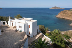 Located in a sprawling plot of 2 acres (8000m2) with 250m2 floor space, our vill  Ivi Sea View Villa Leros, Beachfront Luxury Villa Cycladic home vacation rental 50941012