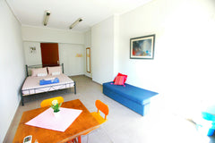 Private spacious room in a 160 sqm apt with other rooms and 2 perfectly clean sh Athens, Greece 4#  STUDENT STUDI0 SLEEPEASY ☀️🏛️🇬🇷 Private room in serviced apartment vacation rental 32649552