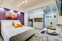 A full renovated Studio all in one. A luxury studio in one of the most beautiful Athens, Greece Purple- Lux studio 2' from metro Petralona. Entire rental unit vacation rental 24967363