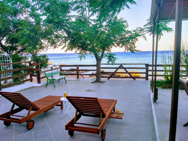 The house is located just 10m from the sea, at Stegna Beach. It has one bedroom  Greece Aegean View (Stegna Beach House) Entire home vacation rental 24978172