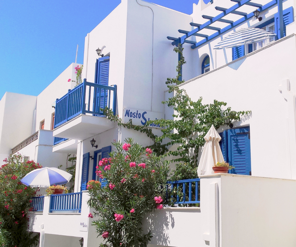 We are happy to offer you a 18 sq. m. studio, full of natural light, very clean, Naxos, Greece Nostos Studios at Saint George beach rooms Naxos 4 Room in boutique hotel vacation rental 3256566