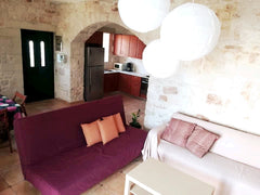 The house can accommodate four people. Upstairs there are two comfortable bedroo  Relaxing stone house with sauna Entire home vacation rental 42536473