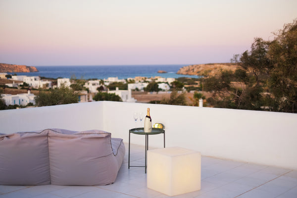 St. Maria Villa is a private house of 200 sq.m. designed by it's architect owner Athens, Greece St Maria Architect's Villa with Atrium & Garden Cycladic home vacation rental 10240111