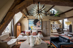 We have 2 big AC that you can also move for the living and dining room<br /><br  Paris, France Luxury Duplex On Place des Vosges Marais with  AC Entire condo vacation rental 515970