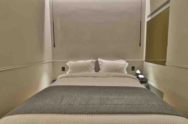 Denoting the epitome of minimal luxury, the Agora Suite reflects the modern desi Athens, Greece Agora Luxury Suite Athens City Center Hall View Private room in bed and breakfast vacation rental 51897408