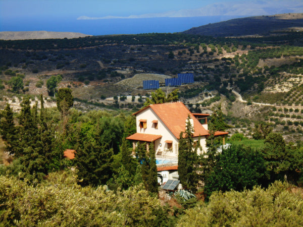 The villa resides in a natural habitat amongst olive trees, thyme, sage and othe Heraklion, Greece Cottage  Andromeda. Entire cottage vacation rental 11483233