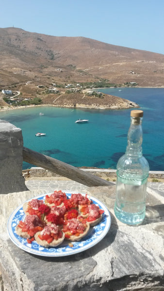 ASPES #2 | Prassini:<br />Breathtaking view, over Psili Ammos beach (Greek award Athens, Greece ASPES #2 by Psili Ammos Beach-amazing views TVfree Cycladic home vacation rental 2604338