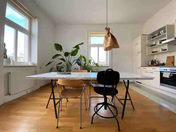 our flat is on the 4th floor of a classical viennese building from ca. 1900. you Vienna, Austria central bright flat close to augartenpark Entire rental unit vacation rental 34295821
