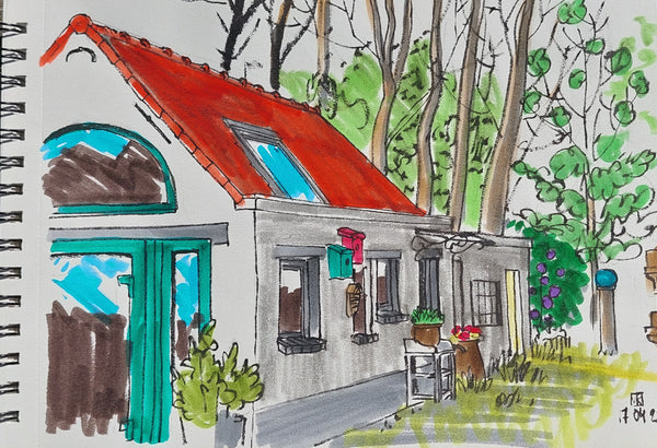 Op 10 minuten (bus of fiets) van het centrum van Gent, en toch middenin het groe Ghent, Belgium the cottage: tiny house for two Tiny home vacation rental 53390370