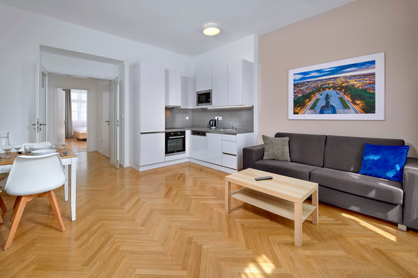 This apartment consists of 1 spacious bedroom & bathroom, living room w/sofa bed Prague, Czechia Spacious 1 Bedroom Apartment Prague Entire rental unit vacation rental 6266730