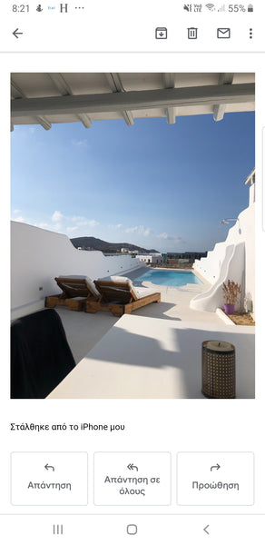 Villa with 2 Queen size beds with private pool and full autonomy. This property   Villa B.Welle in Mykonos with private pool Cycladic home vacation rental 20503404