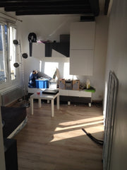 Il s'agit d'un studio, avec une salle de bain-toilettes, kitchenette équipée, et Paris, France Studio - 2 personnes Shared room in home vacation rental 7356721