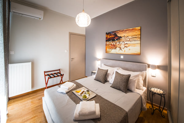 Our Sunset themed apartment is an exclusive, completely renovated, fully furnish Athens, Greece Central Athens, Acropolis, 2 bdrm, light, spacious Entire rental unit vacation rental 28980405