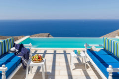 Built in the private elite project Cavo Fregada above the historic Agios Stefano Mikonos, Greece Villa Baby Blue Syros Entire villa vacation rental 34891863