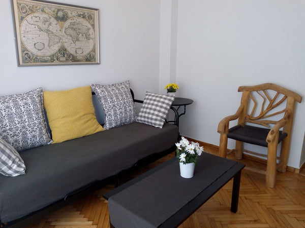 Nice, sunny and stylish apartment 54m2 in Athens center close to all means of tr Dafni, Greece Athens home 5 minutes to metro Entire rental unit vacation rental 30088078
