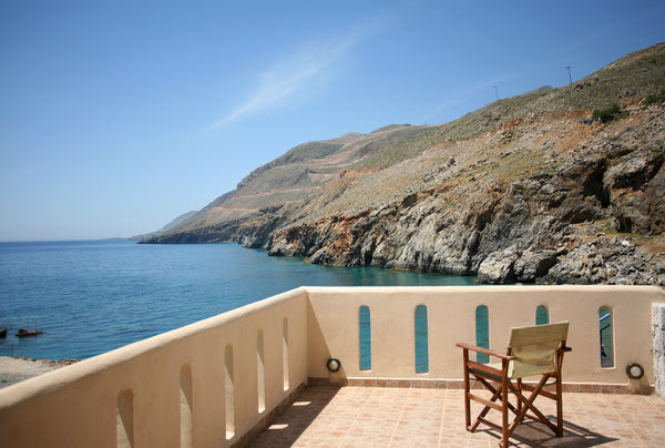 All of our 4 apartments are next to Vrissi beach where you can enjoy your swim a  On The Beach Apartment 3 Entire rental unit vacation rental 1101980