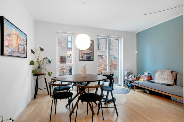 Our townhouse is from 2018 with two small gardens in the heart of 