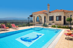 Villa  offers amazing landscape and sea views while relaxing by the large privat Rethimnon, Greece Family-Friendly Large Villa w/Pool+Childrens Area! Entire cottage vacation rental 22217977