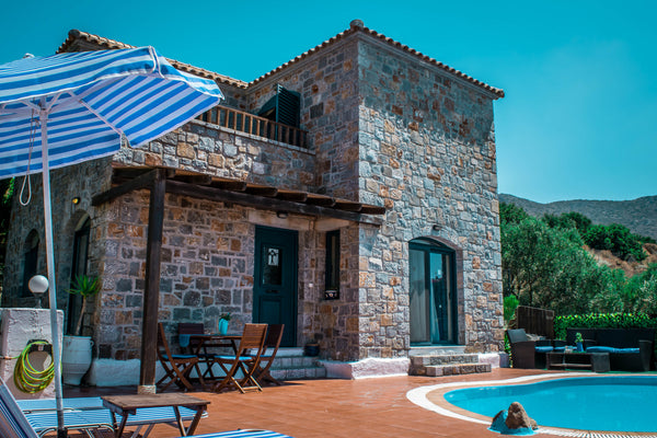 Niriides Villas are situated in a privileged hill near the beautiful holiday are  3-Bedrooms Villa with Private Pool Entire villa vacation rental 49334002