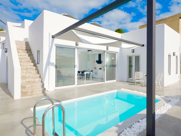 Villa Paradiso I is a stylish and brand new villa with private pool, ideally loc Heraklion, Greece Beach Villa Paradiso I with private pool Entire villa vacation rental 42356090