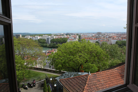 Appartement (85m2) idéalement situé avec très belle vue dans les pentes de Croix Lyon, France Chambre pour 2 personnes, Pentes de Croix-Rousse Private room in rental unit vacation rental 22080960