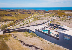 Klimata House, able to accomodate up to 6 persons, is a newly built luxurious ac Athens, Greece Klimata House - Prive Jacuzzi Pool, BBQ & Parking Cycladic home vacation rental 35038359
